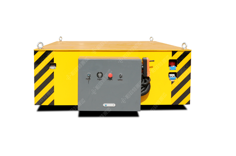 湖北仙桃BWP-15噸無軌電動(dòng)平車交接成功